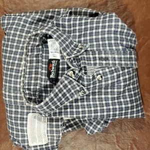 Bulwark flame resistant button up